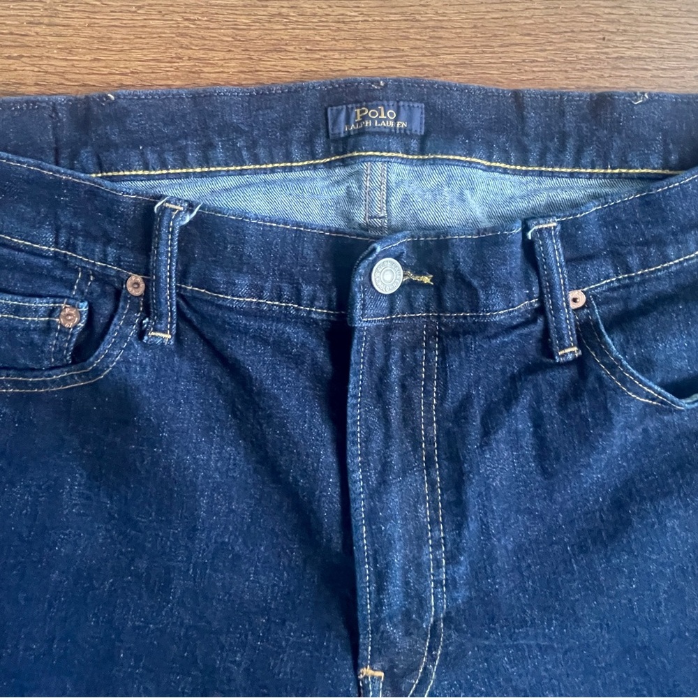 Polo by Ralph Lauren Men's Dark Blue Relaxed Jeans